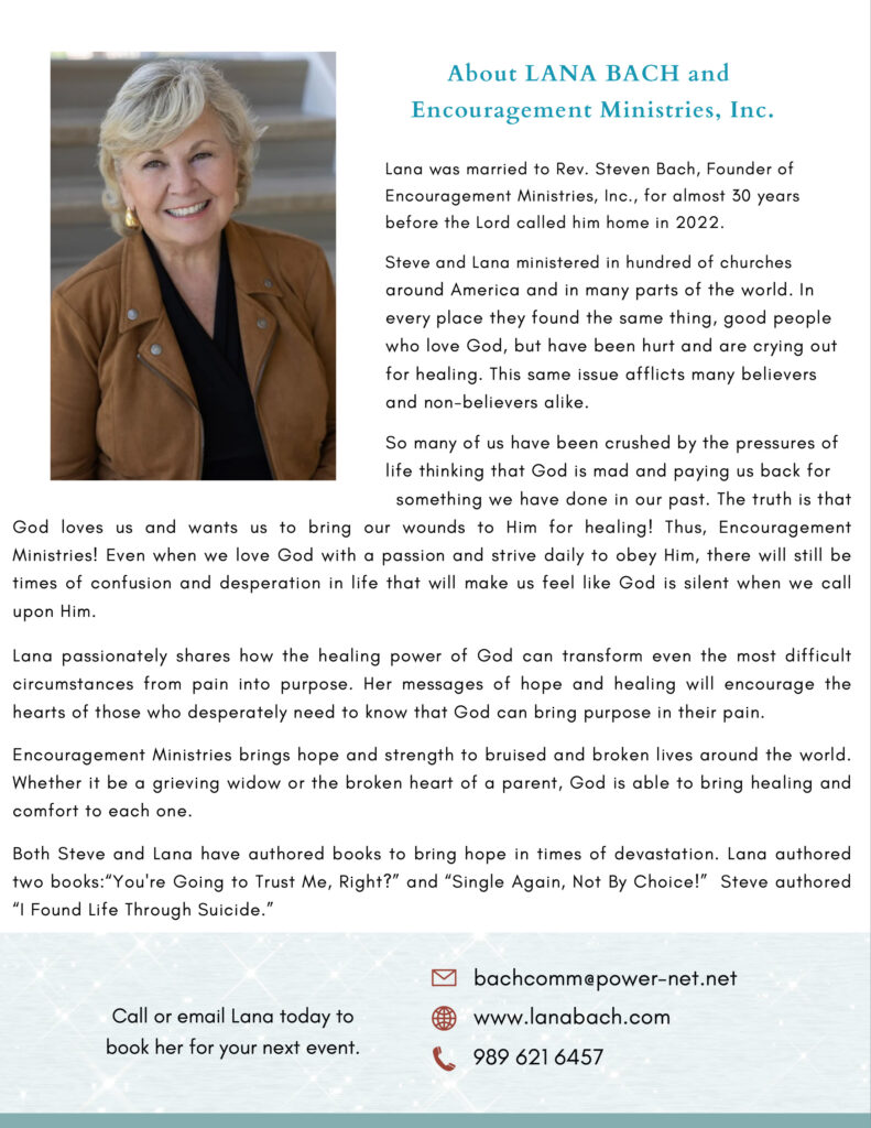Lana Bach Speaker One Sheet